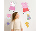 Peppa Pig, Baby Evie and Suzy Sheep Cardboard Wall Decoration Pack in situ