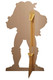 Rear Raphael Teenage Mutant Ninja Turtles Cardboard Cutout / Standee