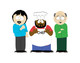 Chef, Randy and Mr Garrison Table Top Cardboard Cutouts South Park Pack of 3