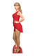 Taylor Red Dress Lifesize Cardboard Cutout / Standee