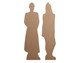 Rear of Jennie and Rose K-Pop Shelf Top Cardboard Cutouts Pack of 2