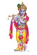 Lord Krishna Statue Cardboard Cutout / Standup