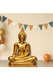 Golden Buddha Cardboard Cutout in situ