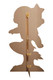 Rear of Astronaut and Rocket Cartoon Style Cardboard Cutout / Standee