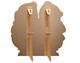 Rear of Tweedledee and Tweedledum cardboard cutout