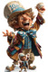 Mad Hatter cardboard cutout
