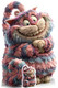 Grinning Cat cardboard cutout