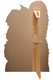 Grinning Cat cardboard cutout