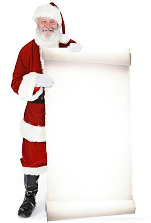(SS1500) lifesize cardboard cutout of Santa with Sack (Christmas) buy