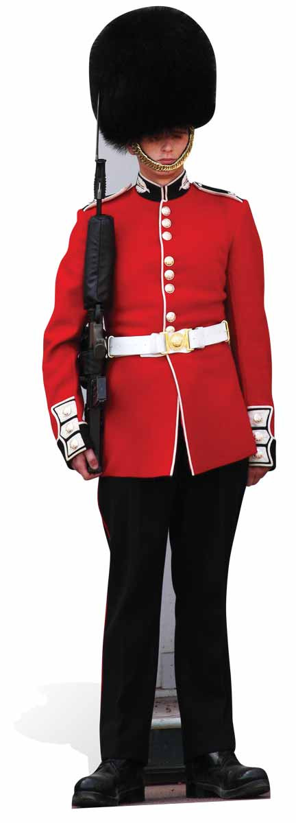 The Queen's Guard Royal Family Guardsman Lifesize Cardboard Cutout