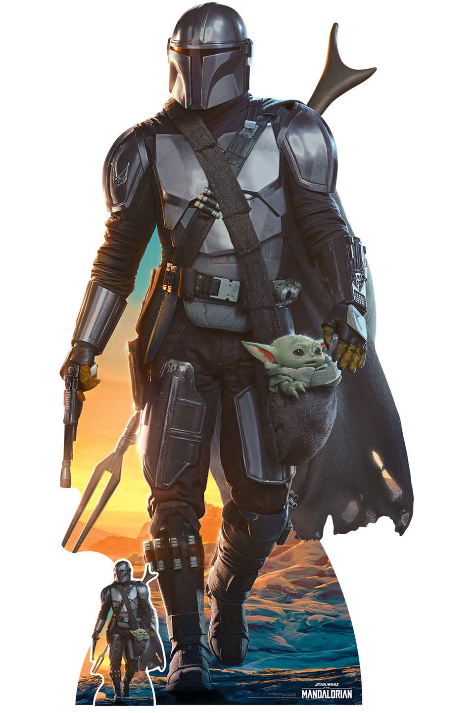 The Mandalorian and Grogu Official Star Wars Lifesize Cardboard Cutout