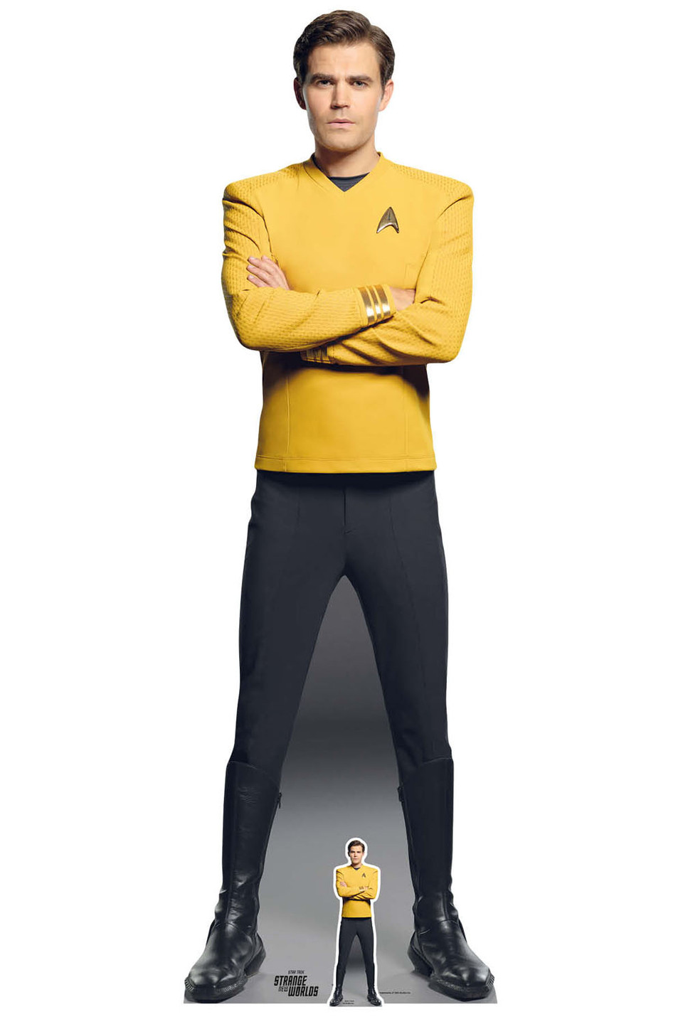 Découpe Carton Grandeur Nature Captain Kirk (Star Trek) + Mini William Shatner Gratuit - Neuf