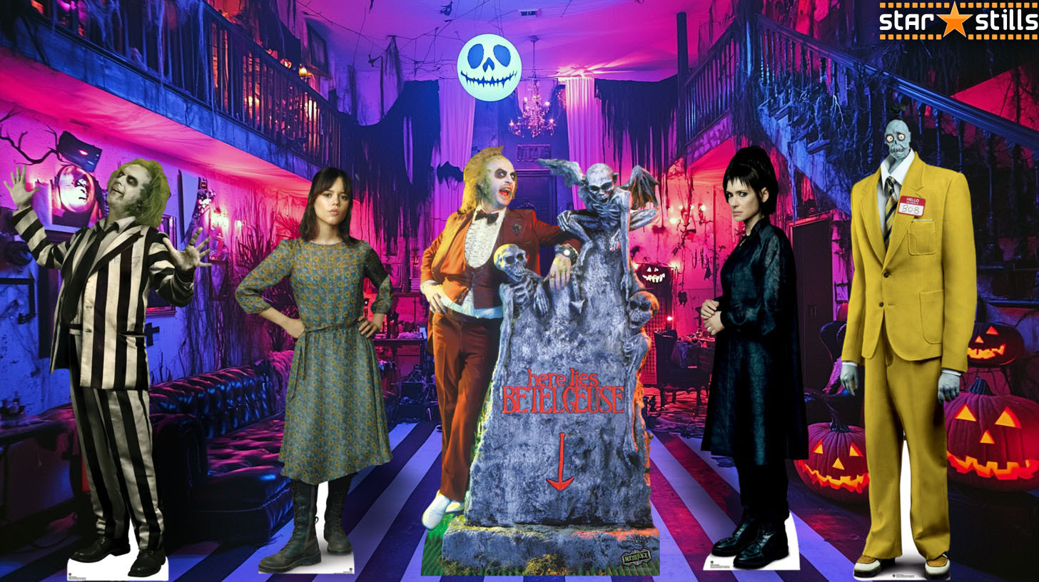 Beetlejuice Beetlejuice Cardboard Cutouts available now at Starstills