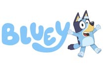 Bluey cardboard cutouts and masks