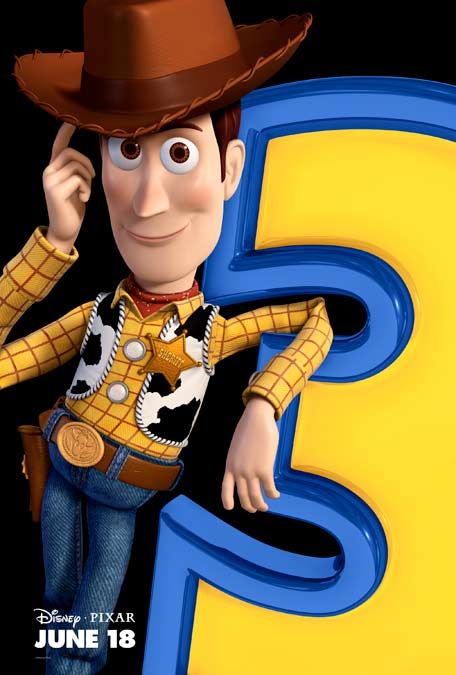 SS338) TOY STORY 3 (Disney, Pixar) - RARE WOODY double sided