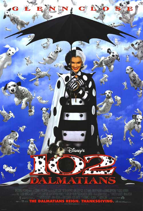 102 DALMATIONS (両面レギュラー) ポスター Starstills.com で映画