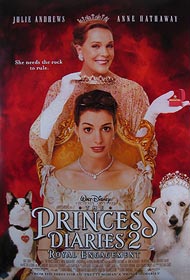 スター誕生　USオリジナル映画ポスター the_princess_diaries_2_double_
