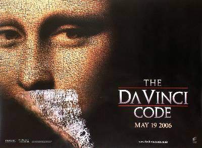 タッチダウン　USオリジナル映画ポスター the_da_vinci_code_quad_movie_p