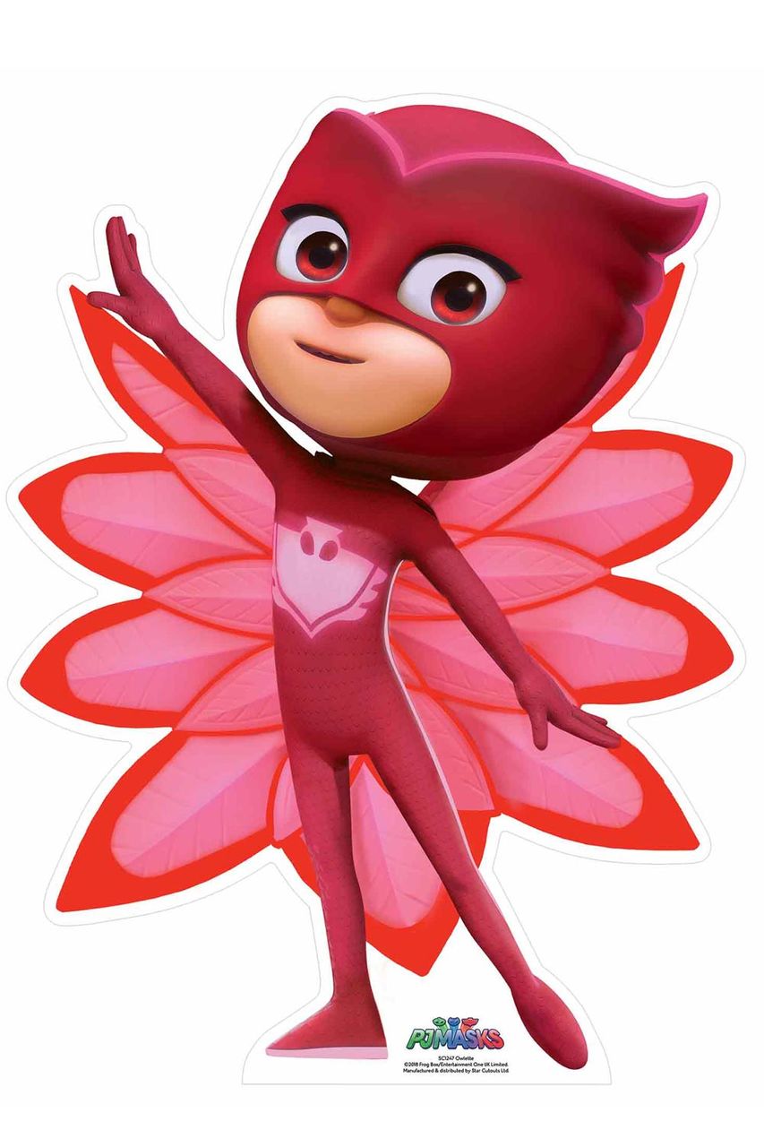 Owlette From Pj Masks Mini Cardboard Cutout Standee Standup Amaya Party Supplies Com Home Garden