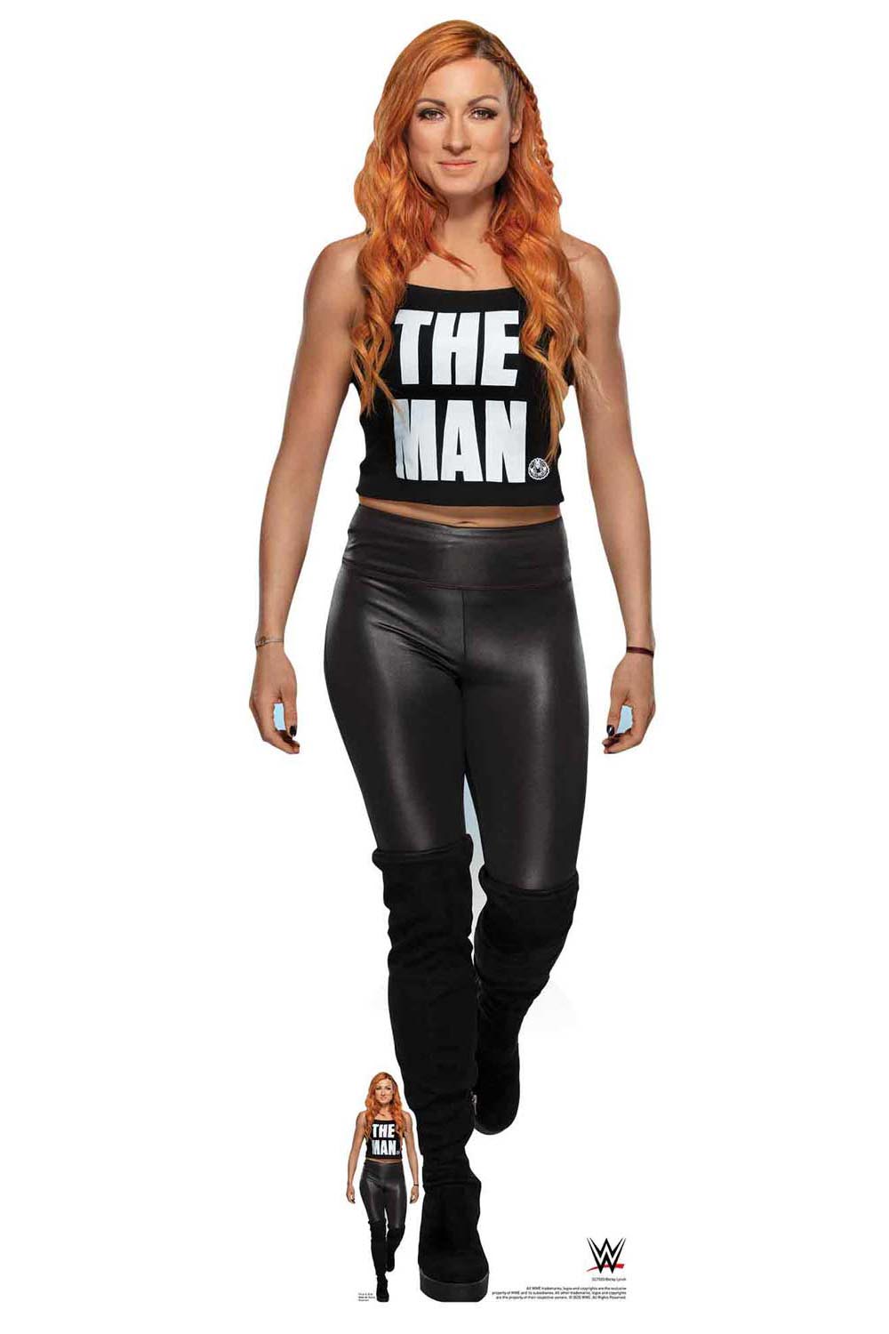 ベッキーリンチwweサイン色紙 Becky-Lynch-WWE-The-Man-T-