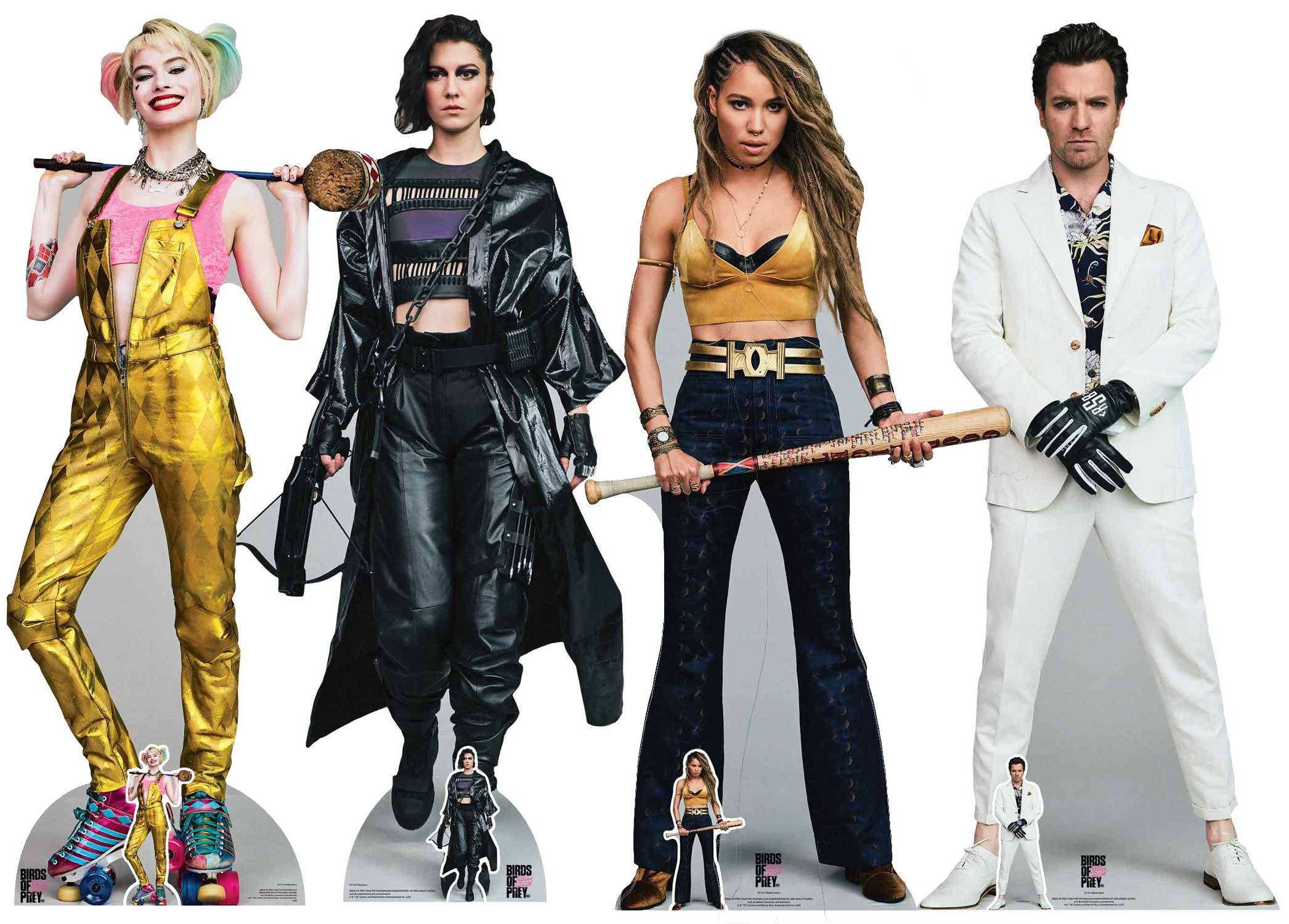 Birds Of Prey Lifesize Cardboard Cutout Collection Set Of 4 Dc Comics Characters Where to watch harley quinn harley quinn movie free online harley quinn 2019 hd. birds of prey harley quinn huntress black canary black mask lifesize cardboard cutout set of 4