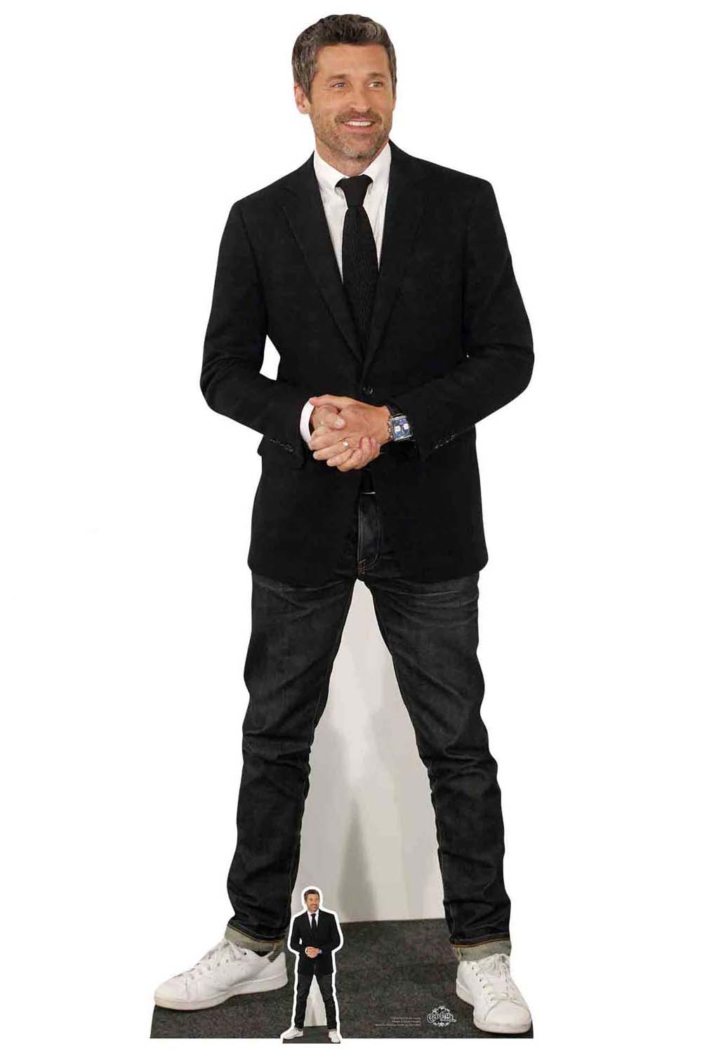 Patrick Dempsey Wearing Trainers Lifesize Cardboard Cutout Standee
