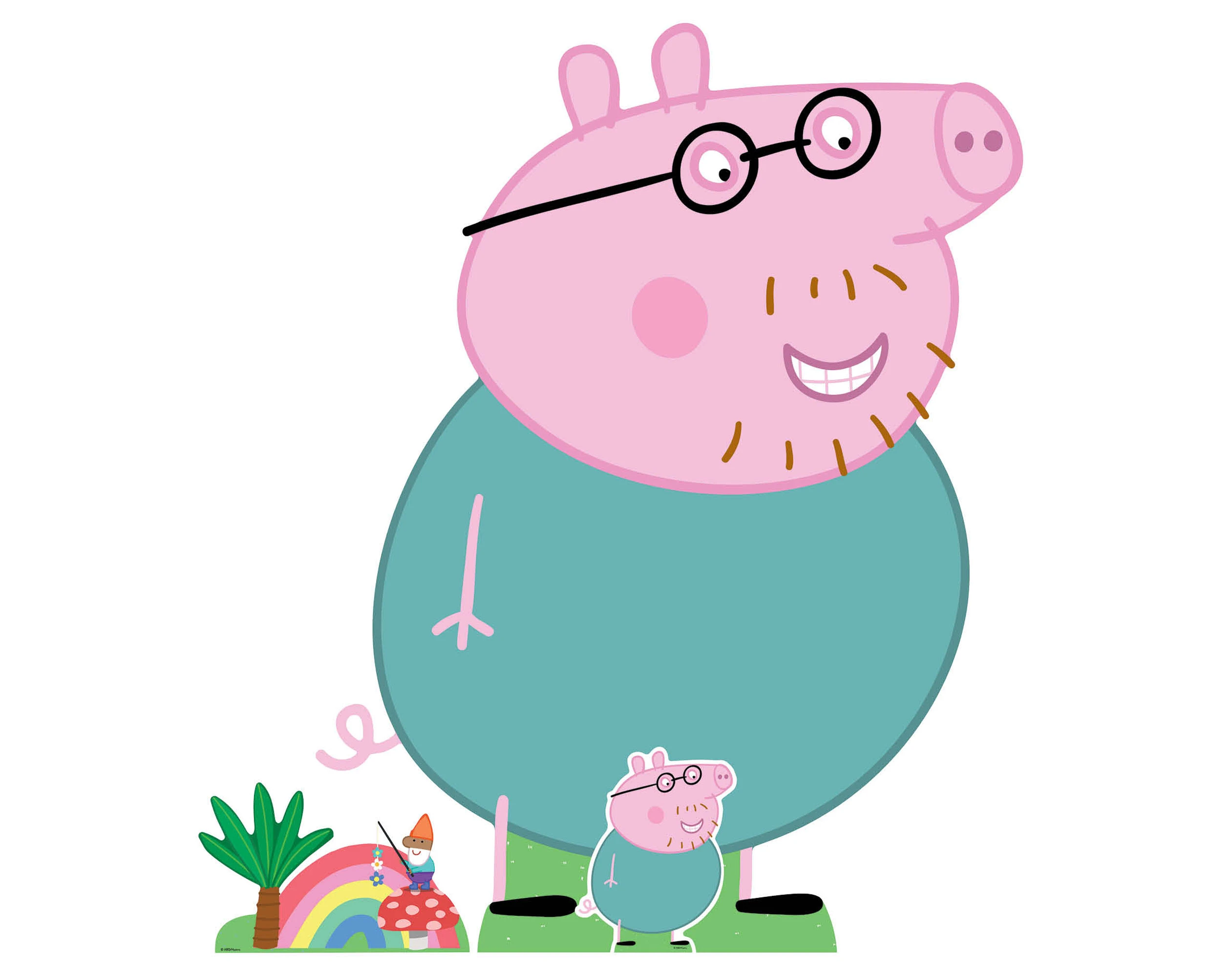 LUPPA Peppa Pig Spieleset Mit 4 Figuren, Malbuch, Stickern, Maske & Fingerpuppen – Offizielles Sammelset Für Kleine Fans Ab 3 Jahren
