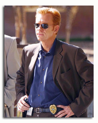 セール中…デヴィッド・カルーソ直筆サイン入り超大型写真…David Caruso - メルカリ