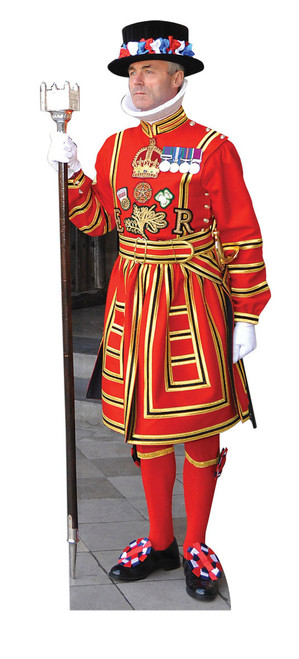 Royal Beefeater Lifesize Cardboard Cutout / Standee / Standup