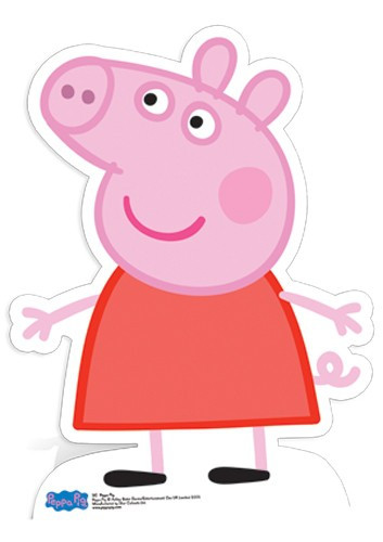 Lifesize cardboard cutout of peppa pig from peppa pig buy cutouts Lifesize Cardboard Cutout of Peppa Pig From Peppa Pig buy cutouts