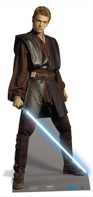 Anakin Skywalker from Star Wars Lifesize Cardboard Cutout / Standee /  Standup. Buy Star Wars Cardboard Cutouts at Starstills.com