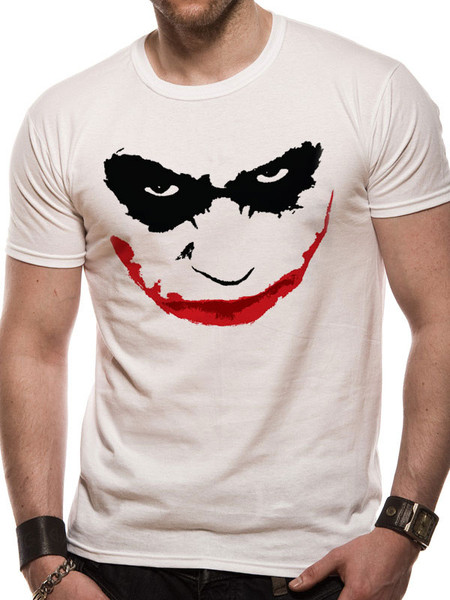 Batman The Dark Knight Joker Smile Logo Official Unisex T-Shirt