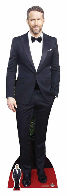 Ryan Reynolds (Grey Suit) Half Body Buddy Cutout