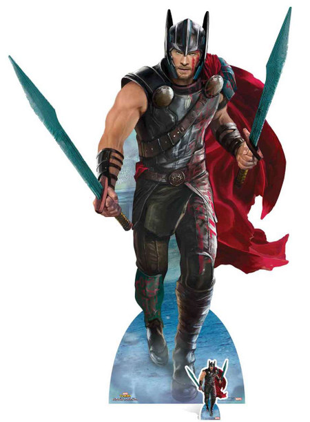 H/öhe 194 cm Mehrfarbig Breite 94 cm Sammler und Veranstaltungen Star Cutouts SC1602 Ltd Thor Mjolnirs Might Lebensgr/ö/ße Pappaufsteller ideal f/ür Marvel-Fans