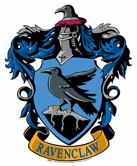 ravenclaw crest from harry potter wall mounted official cardboard