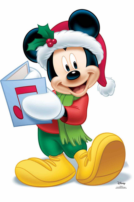 ミッキーマウスのクリスマスキャロル公式Disney段ボール切り抜き