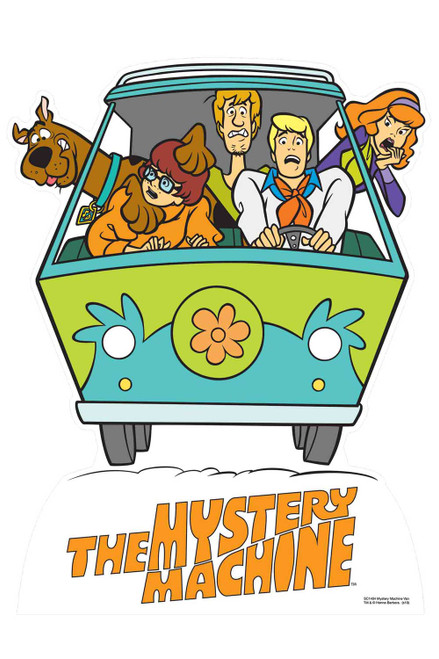 Fred's Mystery Machine Van from Scooby Doo Cardboard Cutout