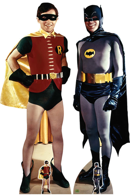 Batman and Robin 1966 Lifesize Cardboard Cutout Twin Pack