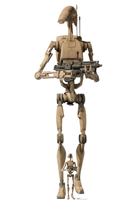 B1 バトル ドロイド Star Wars ボール紙切り抜き 公式スタンディ
