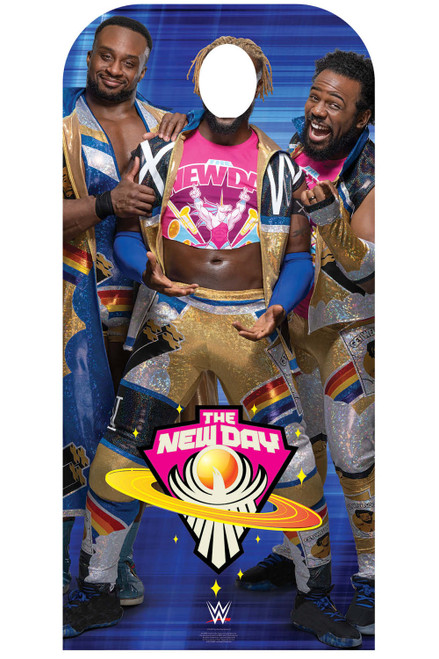 Ritaglio In Cartone Grandezza Naturale WWE - New Day: Big E, Kofi E Xavier - 114x182 Cm Per Feste E Eventi - 2