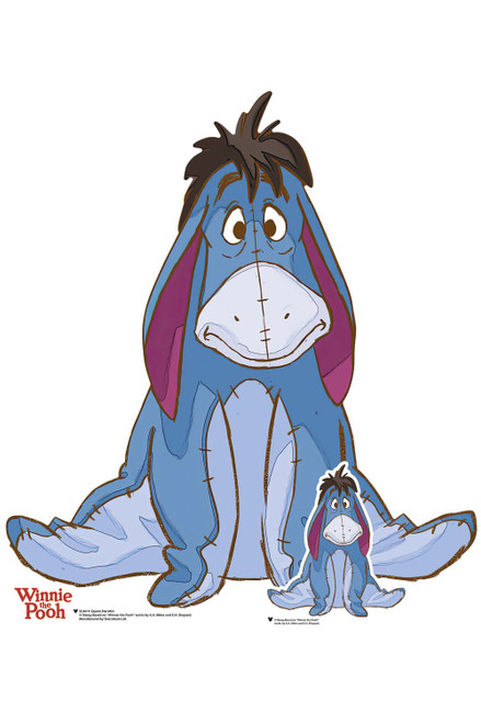 Eeyore from Winnie the Pooh Mini Cardboard Cutout Official Disney