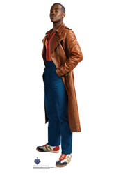 Ncuti Gatwa Fifteenth Doctor Who Side Pose Mini Cardboard Cutout