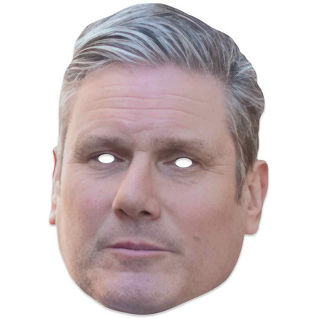 Sir Keir Starmer British Politician Single 2D Card Party Face Mask