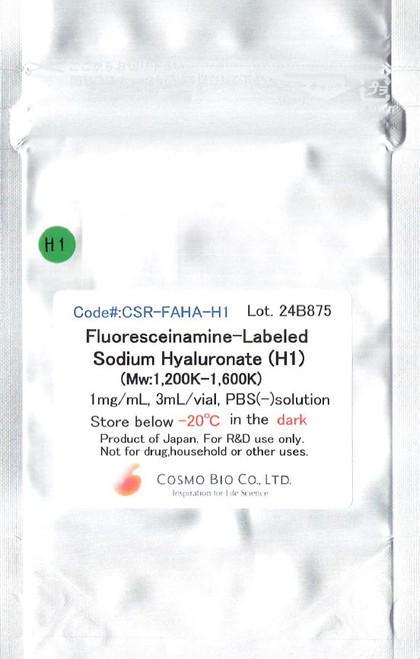Fluoresceinamine Labeled Sodium Hyaluronate (H1)