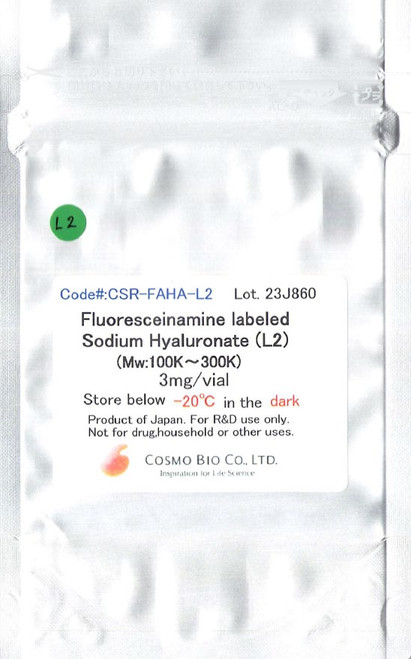 Fluoresceinamine Labeled Sodium Hyaluronate (L2)