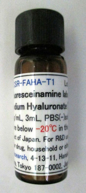 Fluoresceinamine Labeled Sodium Hyaluronate (T1)