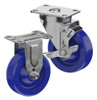 Casterdepot Top Plate Casters - Solid Urethane Wheel - Capacities Up To 350 Lbs.