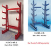 Rack Ends And Extra Arms For Heavy-Duty Bar Racks