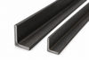 A36/GR50 carbon steel angle iron sold by the foot, available in multiple sizes with custom cut options for structural and fabrication applications.