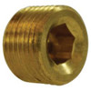 Lead-Free Brass MIP Countersunk Plug